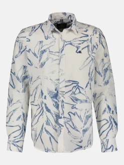 Zomers, licht shirt met lange mouwen en bloemenprint