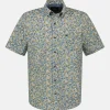 Zomers overhemd met halve mouwen en print