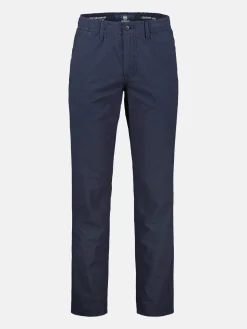 Zomerse chino met linnenaandeel, RELAX FIT