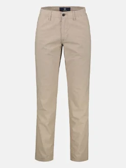 Zomerse chino met linnenaandeel, RELAX FIT